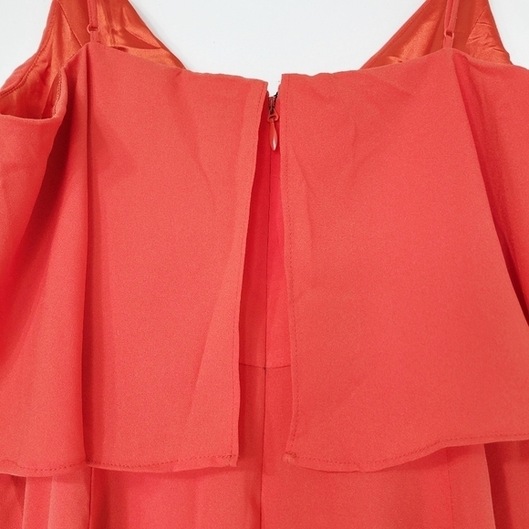 NWT City Chic Sexy Overlay Maxi Dress in Fire Cracker Size S/16 - Picture 6 of 12